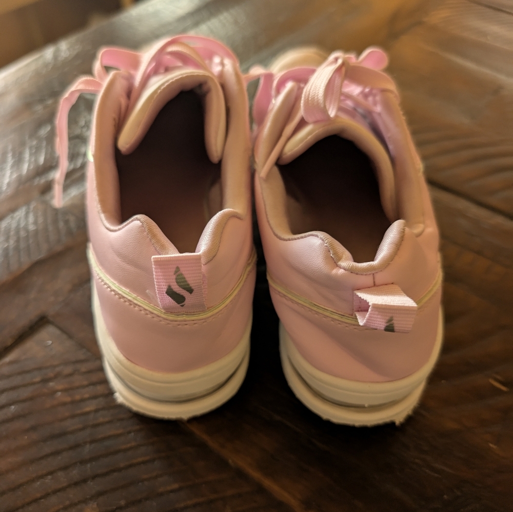 Skechers Kids Light Pink Sneakers - Picture 2 of 7